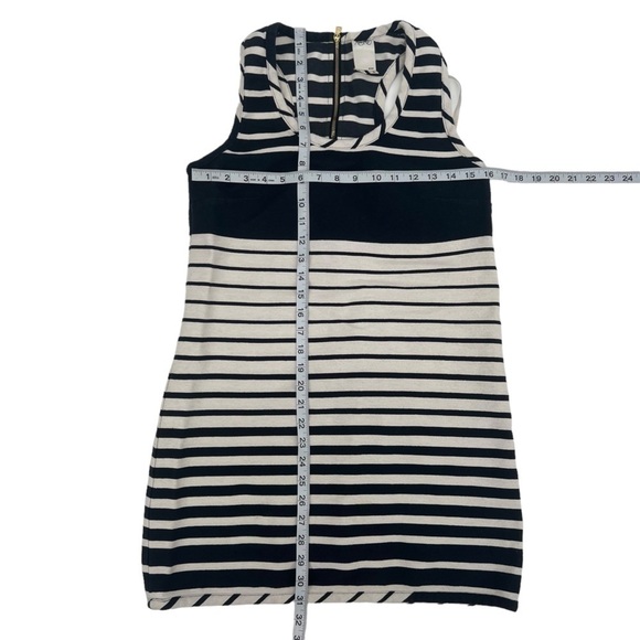 Ali Ra Blue Off White Striped Sleeveless Tank Dress Size 6 Women's - Picture 4 of 5